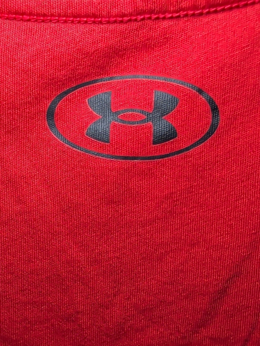 Under Armour Men's Sportstyle Left Chest Logo T-Shirt Red Black Athletic Size S - Picture 5 of 5